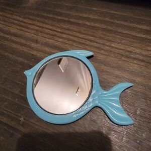 Blue Fish-Shaped Mirror